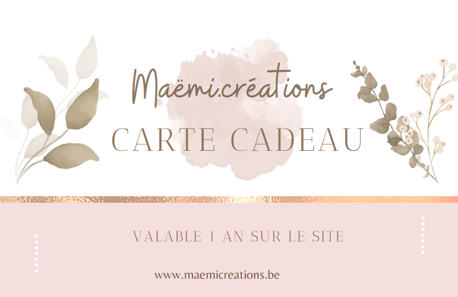 Carte-cadeau Maëmi.créations