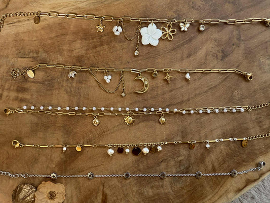 Bracelets pour cheville
